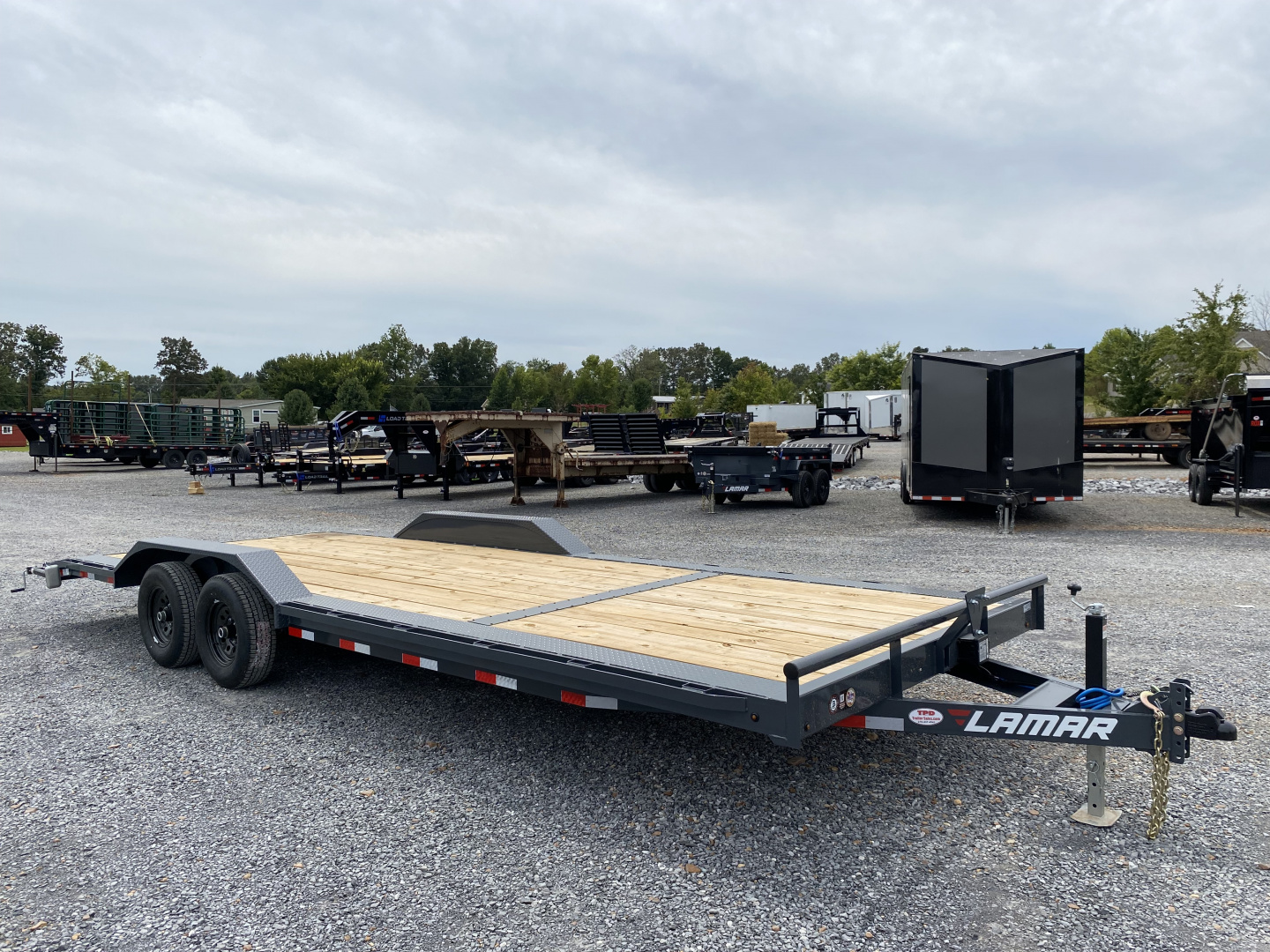 New 2026 Lamar 102" X 24' 10K Equipment Trailer