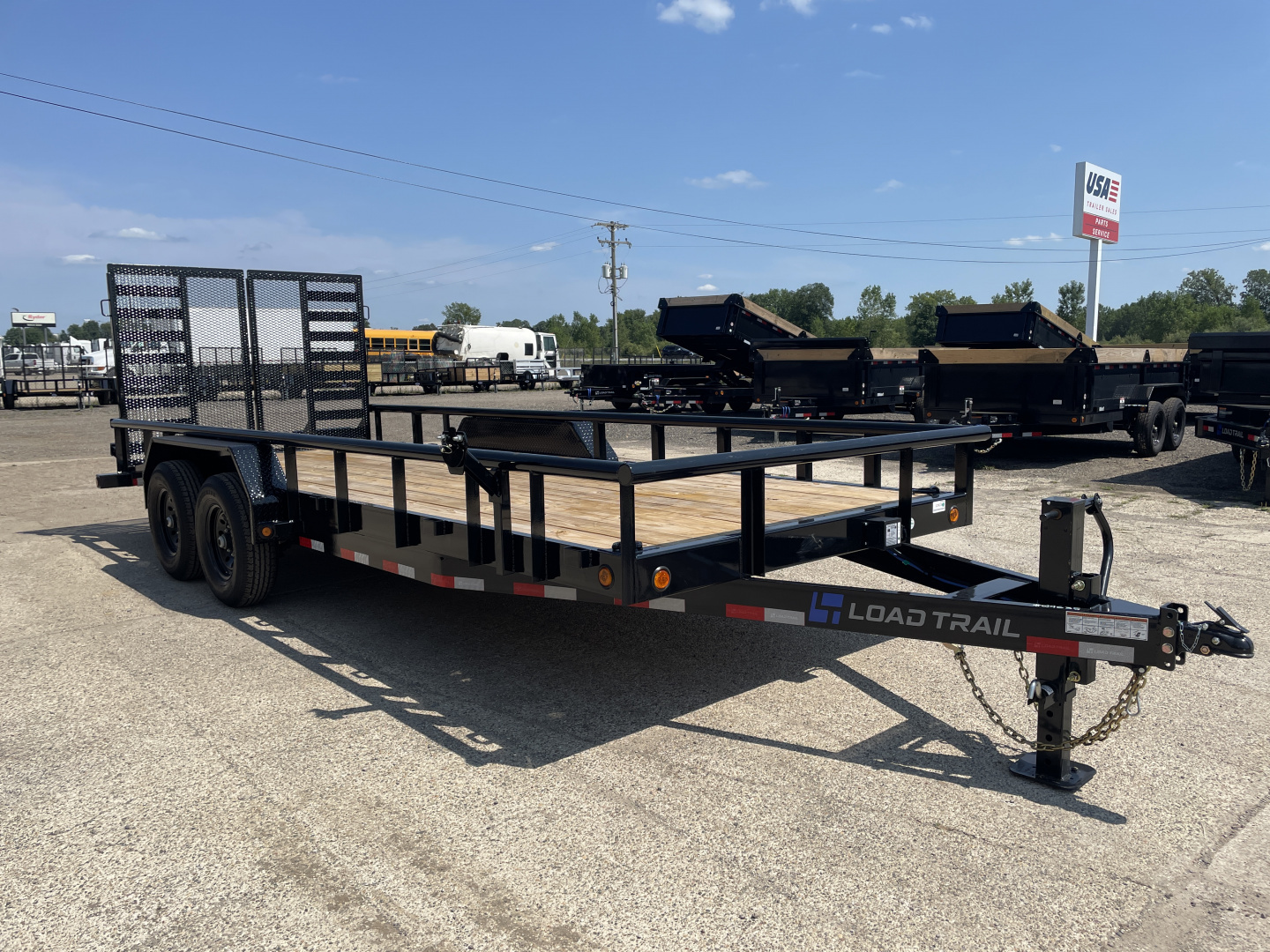 New 2026 Load Trail 83x20 Landscape 10k w/Split Gate Equipment Trailer