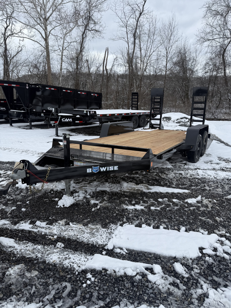 New 2026 BWISE 82x16' 10K Equipment Trailer