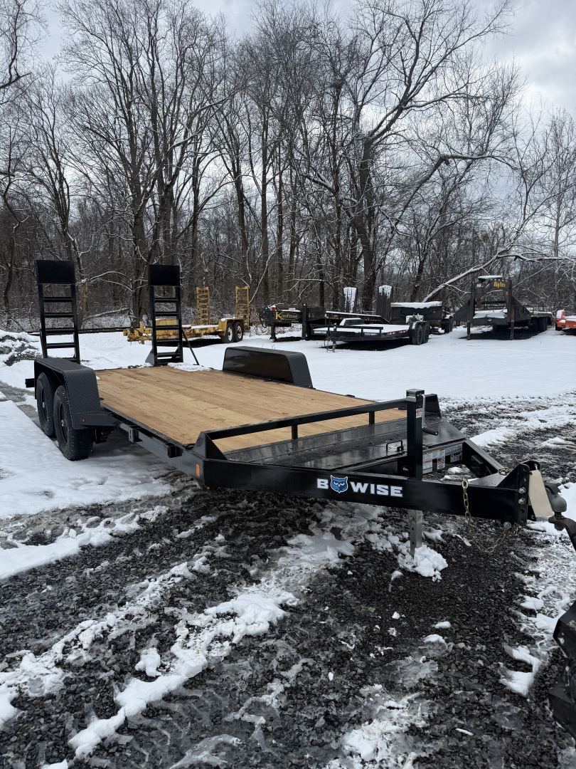 New 2026 BWISE 82x16' 10K Equipment Trailer