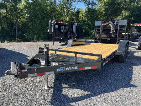New 2026 BWISE 82x16' 10K Equipment Trailer