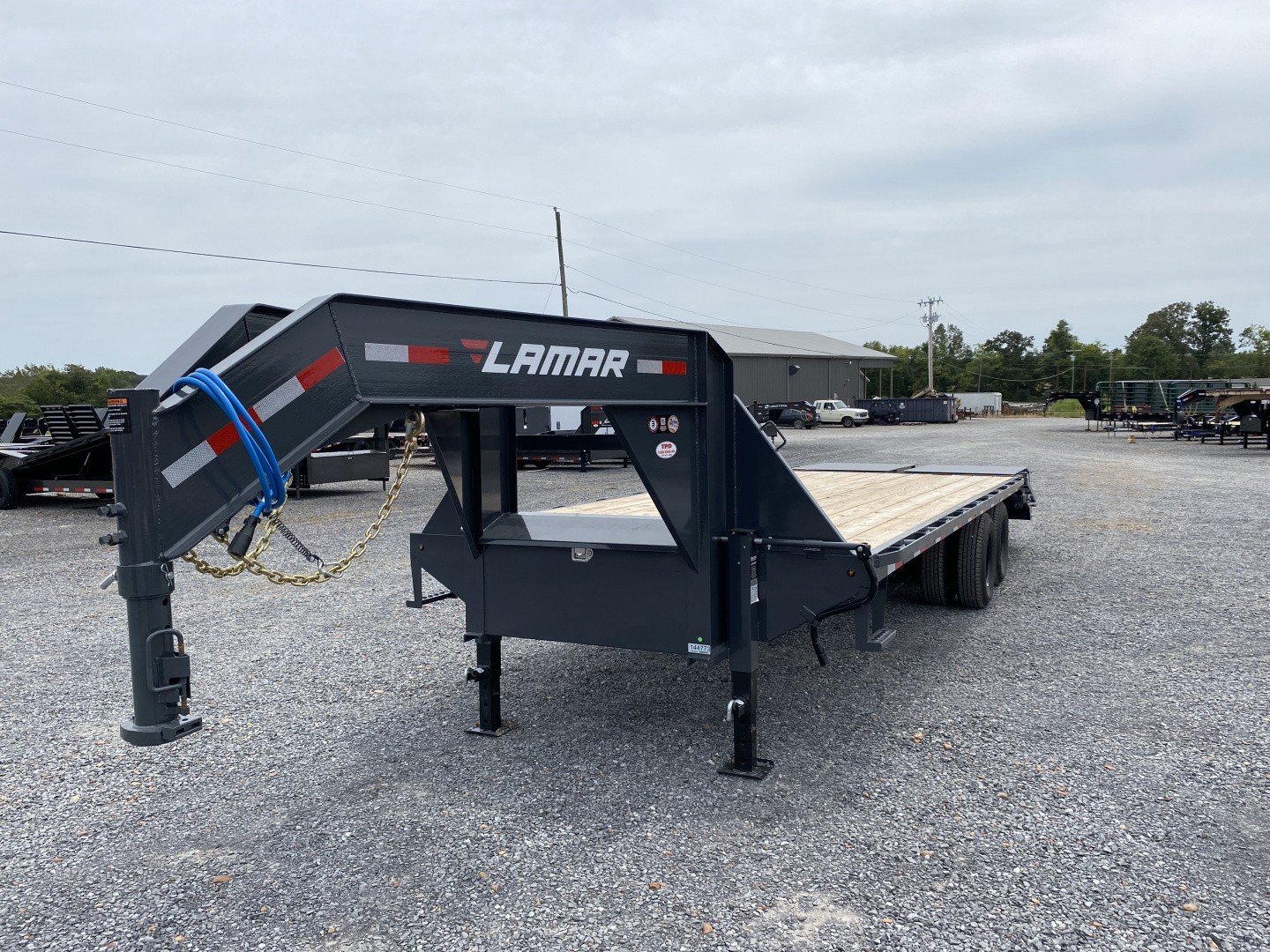 New 2026 Lamar 102" x 25' 22k Gooseneck Trailer