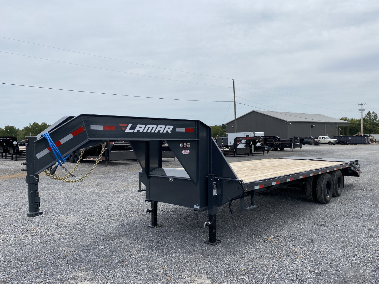 New 2026 Lamar 102" x 25' 22k Gooseneck Trailer
