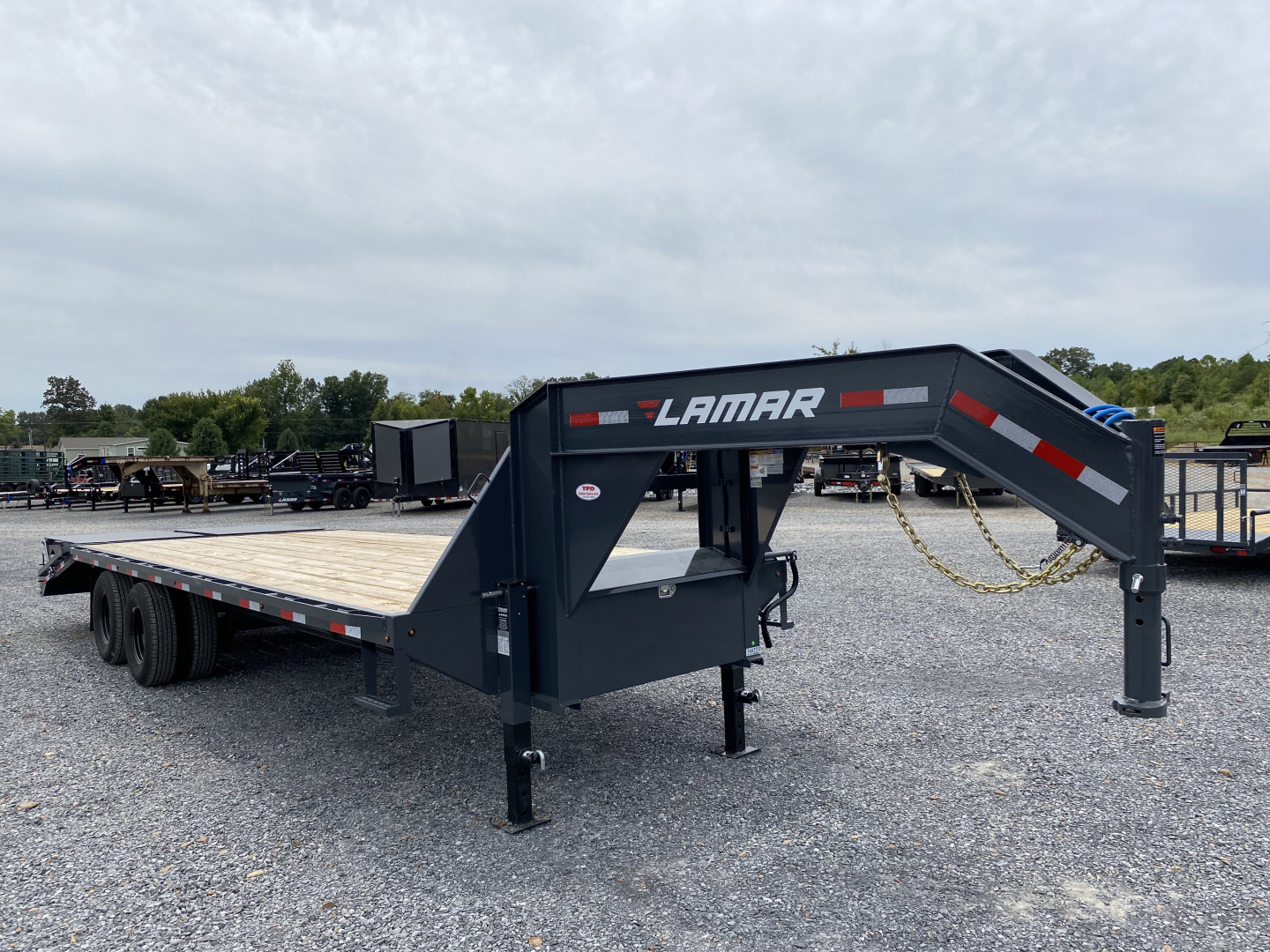 New 2026 Lamar 102" x 25' 22k Gooseneck Trailer