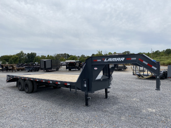 New 2026 Lamar 102" x 25' 22k Gooseneck Trailer