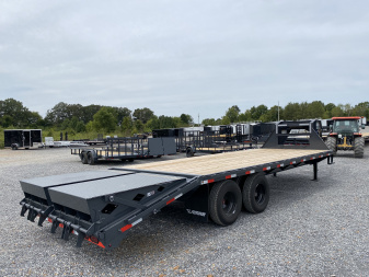New 2026 Lamar 102" x 25' 22k Gooseneck Trailer