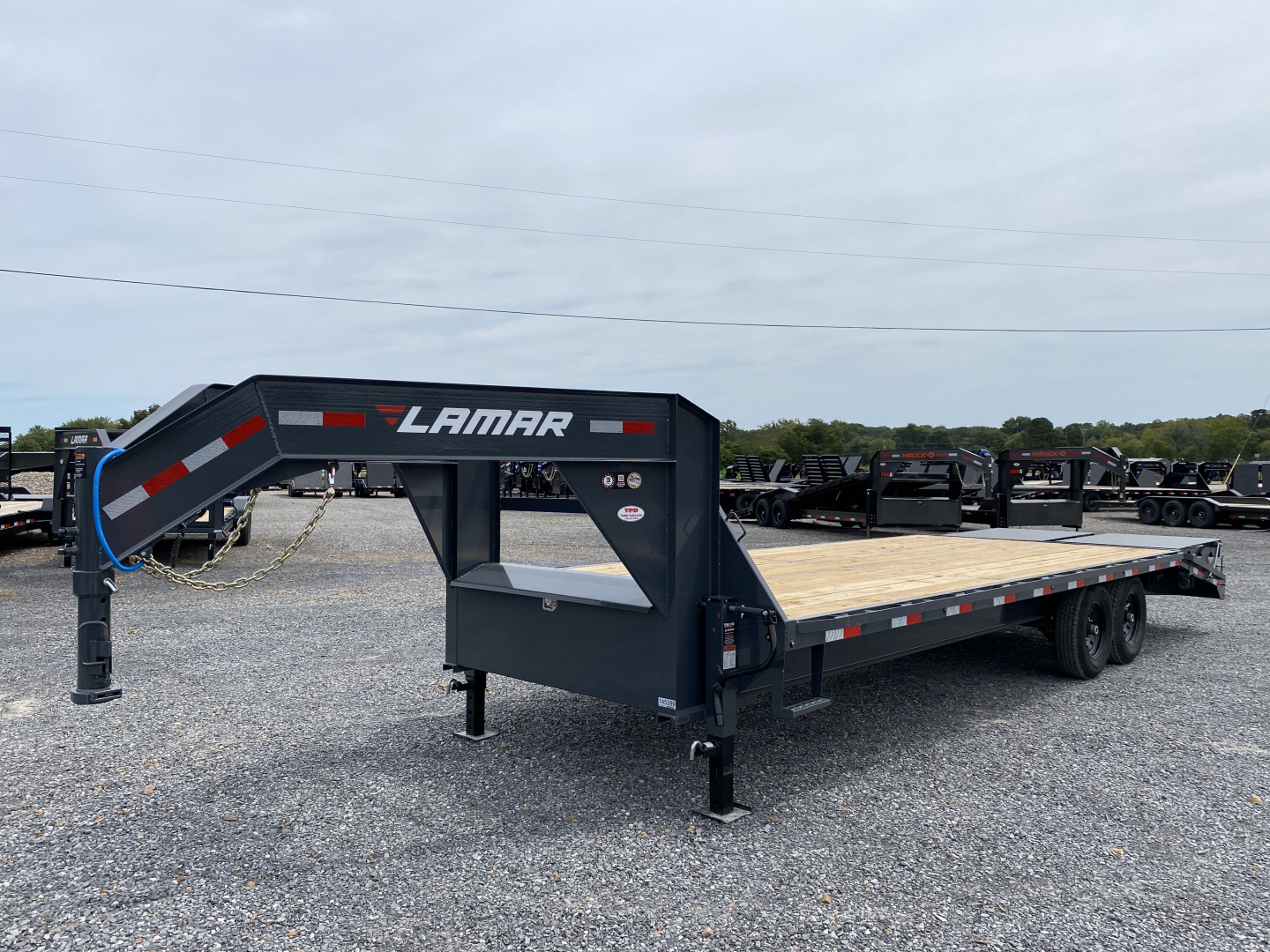 New 2026 Lamar 102" x 25' 14k Gooseneck Trailer