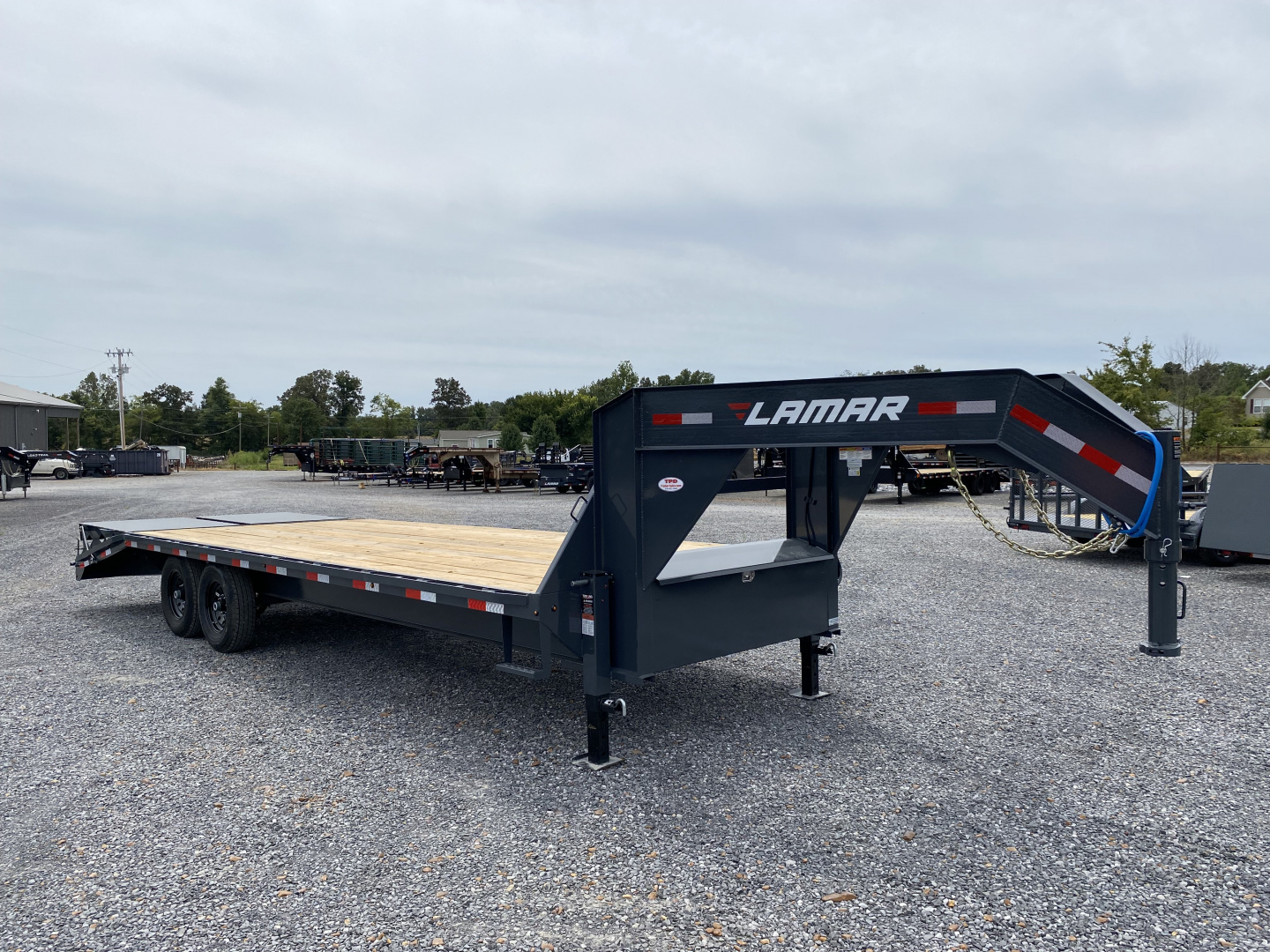 New 2026 Lamar 102" x 25' 14k Gooseneck Trailer