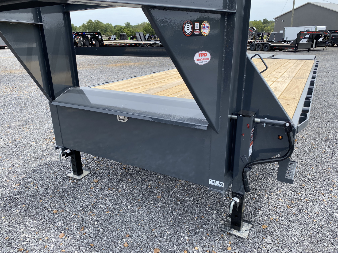 New 2026 Lamar 102" x 25' 14k Gooseneck Trailer