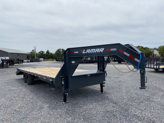 New 2026 Lamar 102" x 25' 14k Gooseneck Trailer