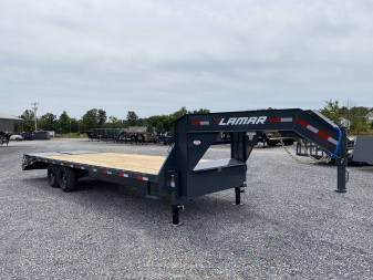New 2026 Lamar 102" x 25' 14k Gooseneck Trailer