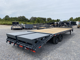 New 2026 Lamar 102" x 25' 14k Gooseneck Trailer