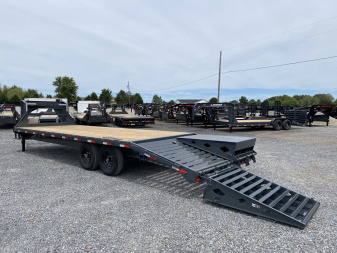 New 2026 Lamar 102" x 25' 14k Gooseneck Trailer