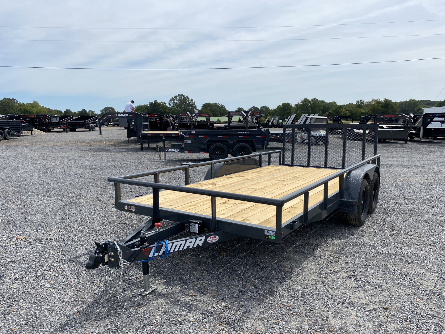New 2026 Lamar 83"X14' 3K Utility Trailer