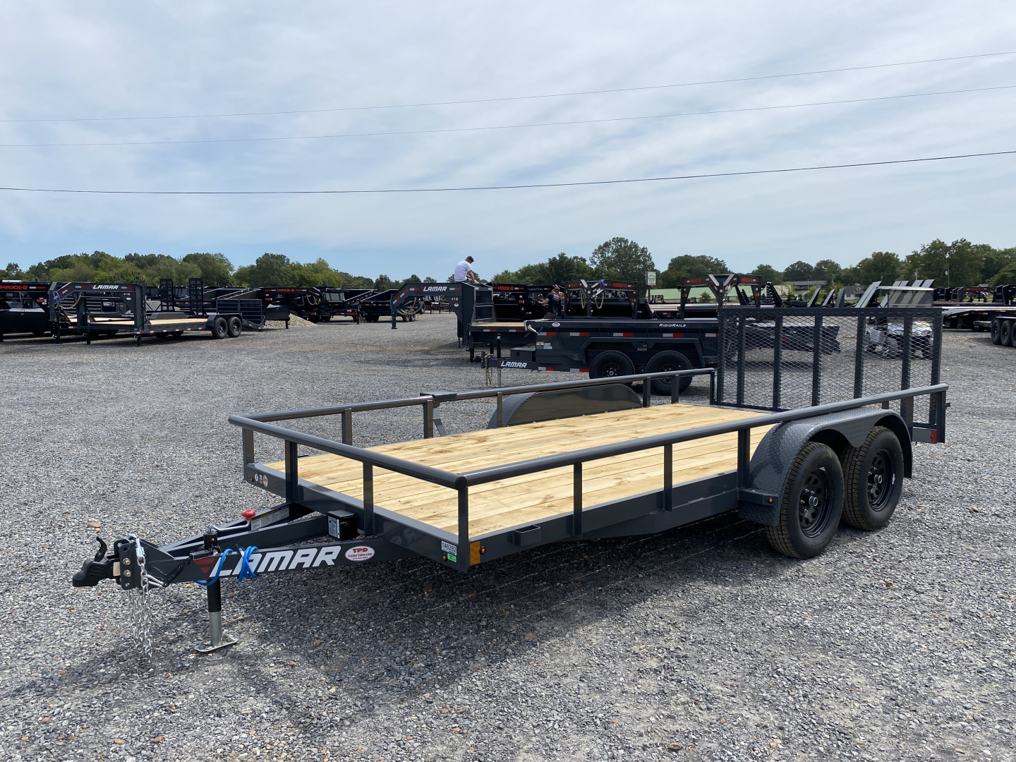 New 2026 Lamar 83"X14' 3K Utility Trailer