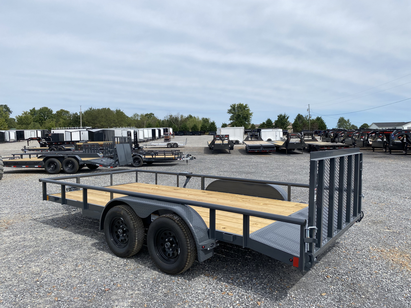 New 2026 Lamar 83"X14' 3K Utility Trailer