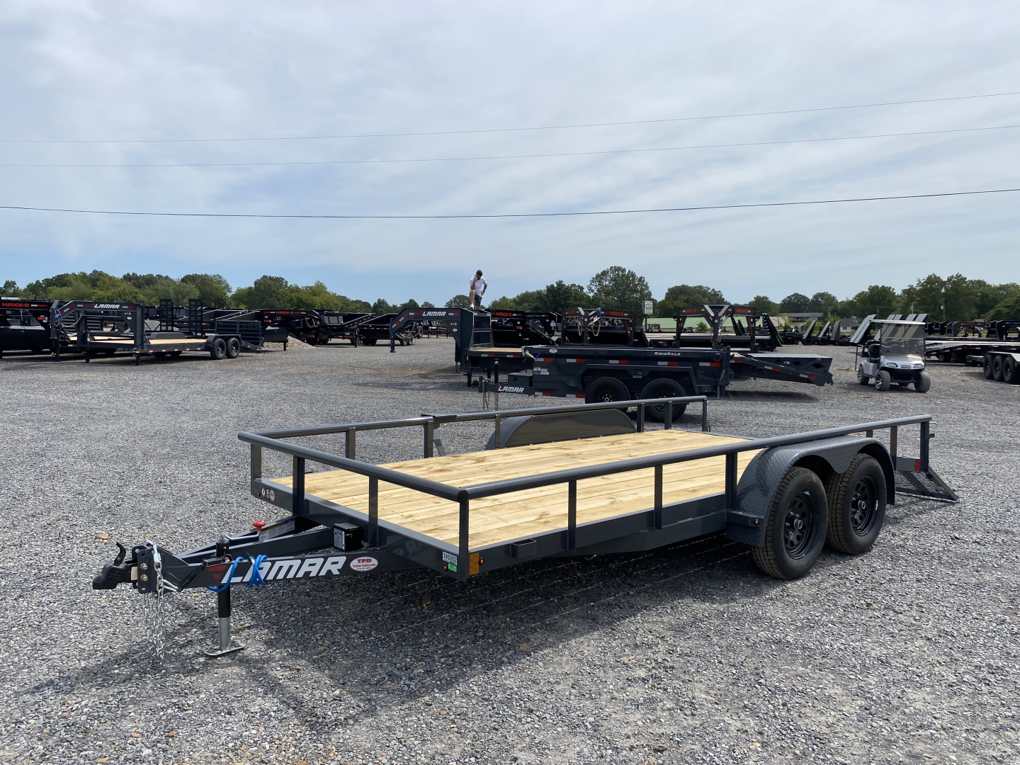 New 2026 Lamar 83"X14' 3K Utility Trailer