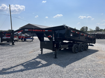 New 2026 MAXXD 96 X16' 21K Deckover Gooseneck Dump Trailer