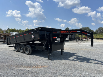 New 2026 MAXXD 96"X16' 21K Deckover Gooseneck Dump Trailer