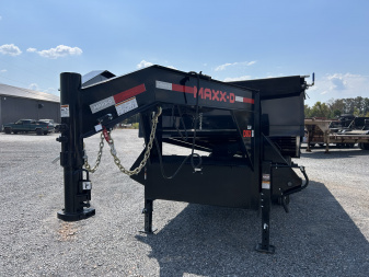 New 2026 MAXXD 96"X16' 21K Deckover Gooseneck Dump Trailer