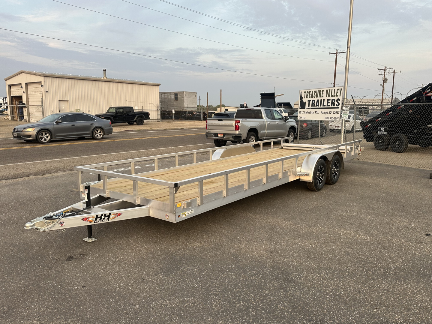New 2026 H&H Trailers 7x24 7K Aluminum Utility Trailer