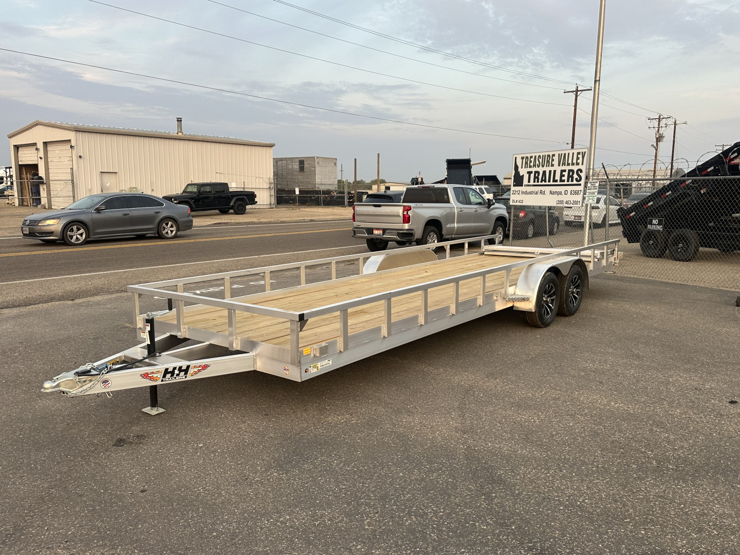 New 2026 H&H Trailers 7x24 7K Aluminum Utility Trailer