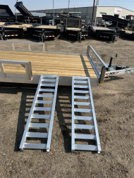 New 2026 H&H Trailers 7x24 7K Aluminum ATV Trailer Tandem Axles