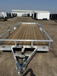 New 2026 H&H Trailers 7x24 7K Aluminum ATV Trailer Tandem Axles