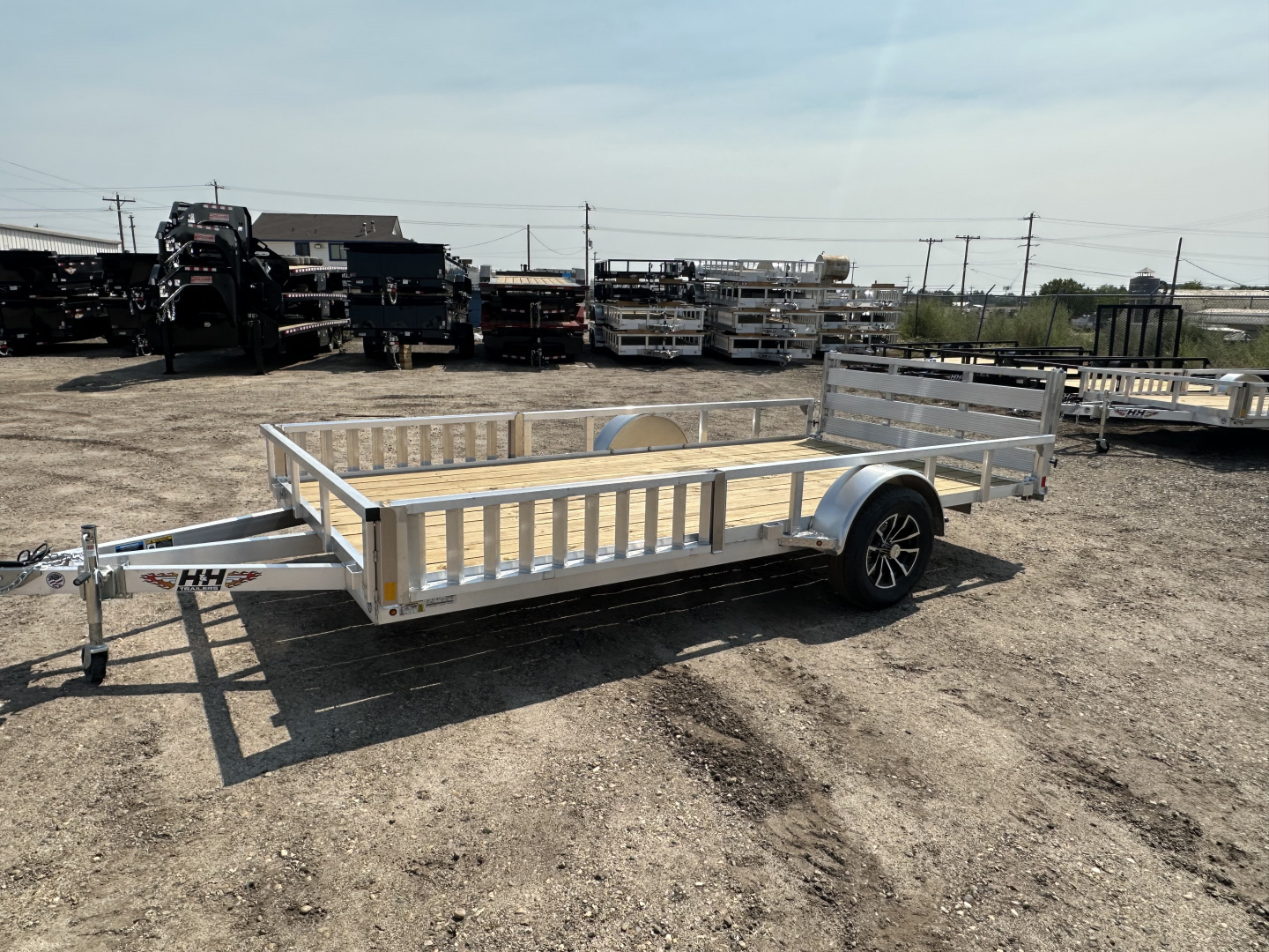 New 2026 H&H Trailers 7x14 3K Aluminum ATV Trailer