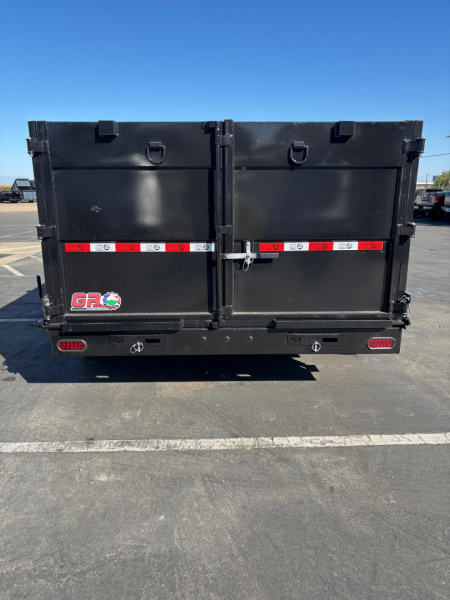 New 2025 GR 7'x14'x 42 Inch Walls 8 Inch I-Beam Low-Profile Design Dump Trailer 14k