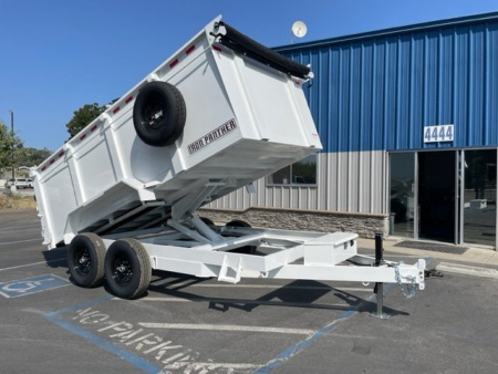 New 2025 Iron Panther 7'x14'x4' Dump Trailer 14k