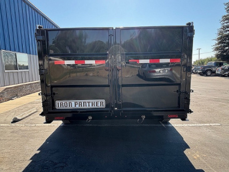 New 2025 Iron Panther 7'x14'x4' Dump Trailer 14k