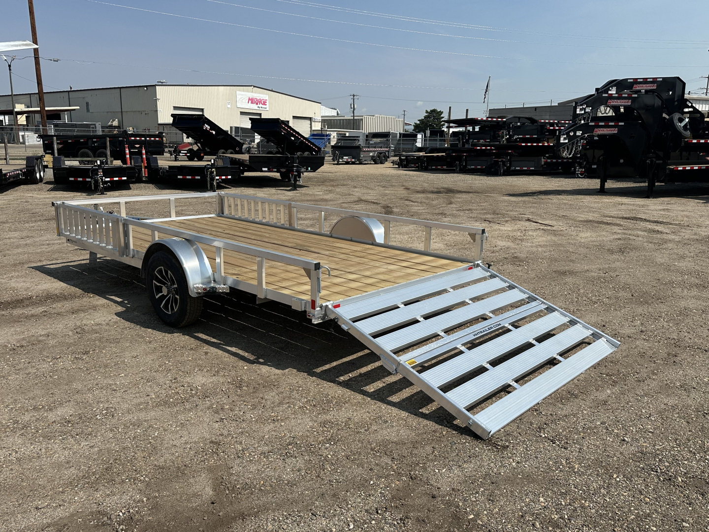 New 2026 H&H Trailers 7x14 3K Aluminum ATV Trailer