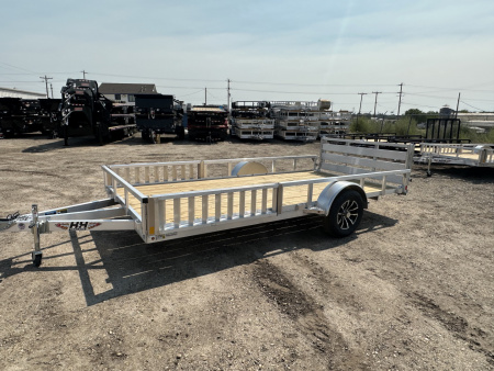 New 2026 H&H Trailers 7x14 3K Aluminum ATV Trailer