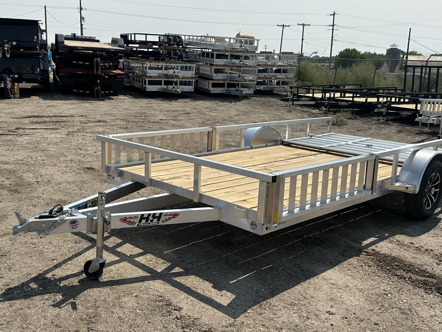New 2026 7x14 3K Aluminum UTV/ATV Trailer