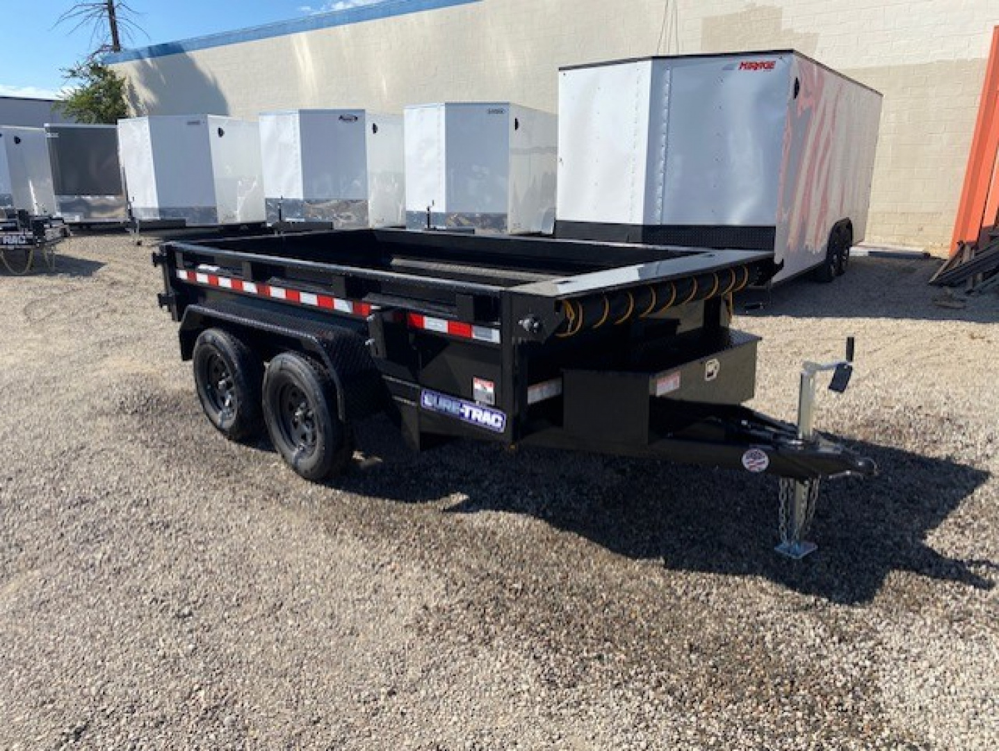 New 5x10 Tandem Axle 7K Dump Trailer