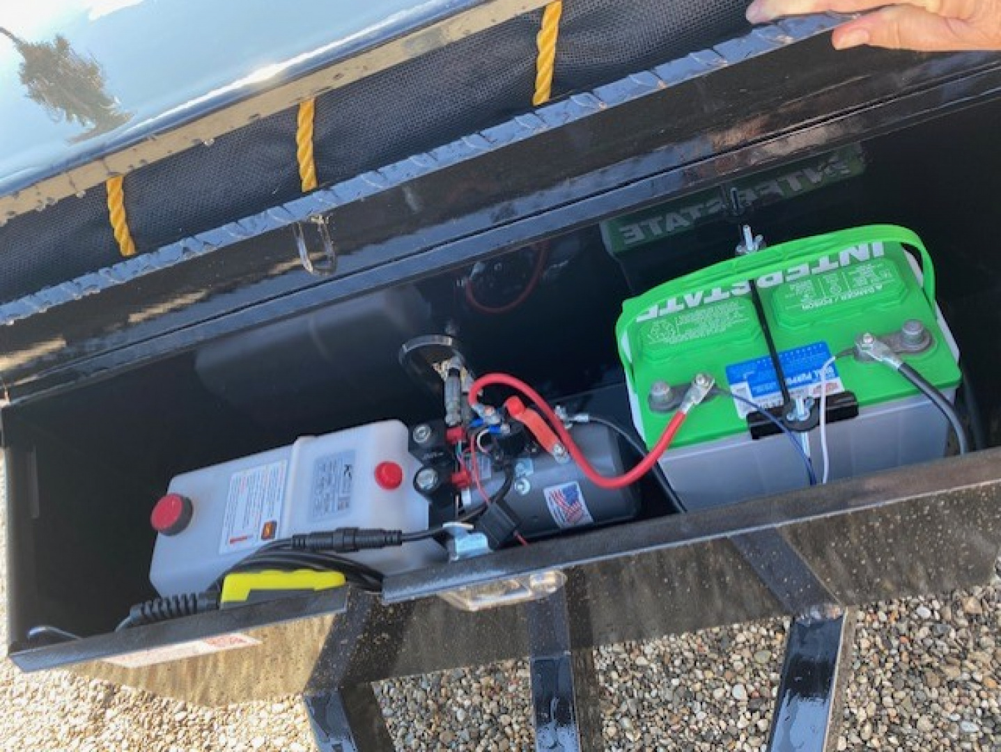 New 5x10 Tandem Axle 7K Dump Trailer