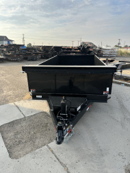 New 2026 H&H Trailers 7x16 14K Low Pro Scissor Dump Trailer