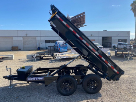 New 5x10 Tandem Axle 7K Dump Trailer