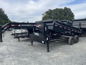 New 2026 Iron Bull gooseneck Dump Trailer 7x16