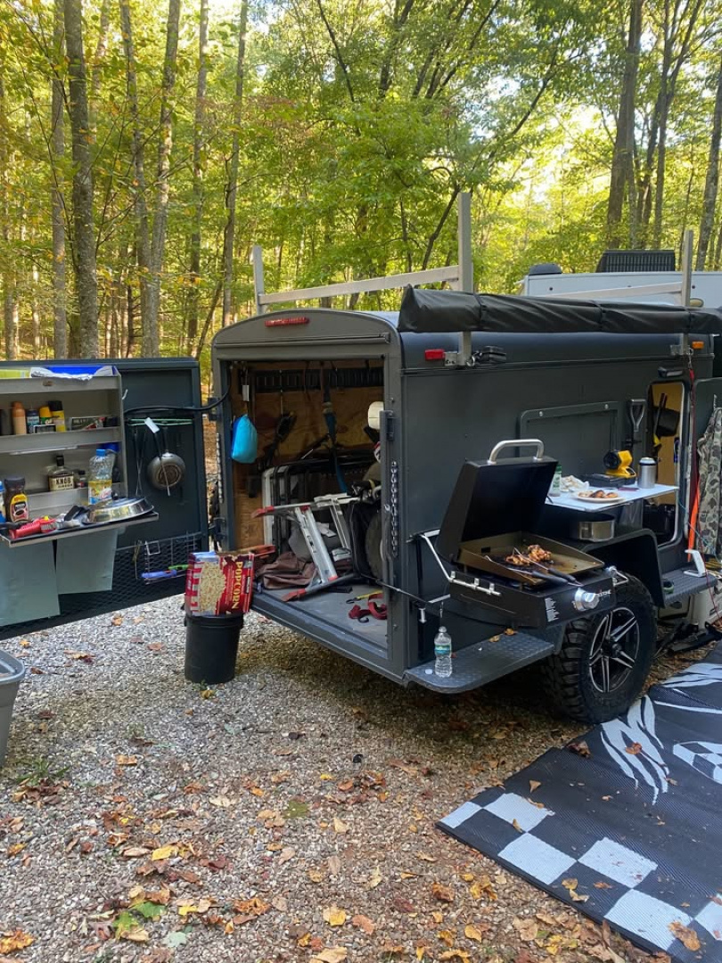 Used 1996 United Expressline 5X8 OVERLAND - OFFROAD TRAILER Cargo / Enclosed Trailer