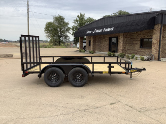 New 2026 Big Tex Trailers 60PI 76x12 (6K) Tandem Axle Pipe Top Utility Trailer