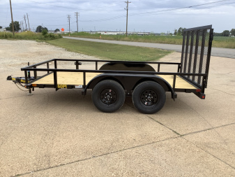 New 2026 Big Tex Trailers 60PI 76x12 (6K) Tandem Axle Pipe Top Utility Trailer