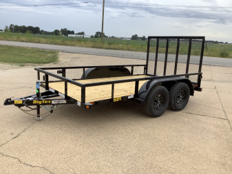New 2026 Big Tex Trailers 60PI 76x12 (6K) Tandem Axle Pipe Top Utility Trailer
