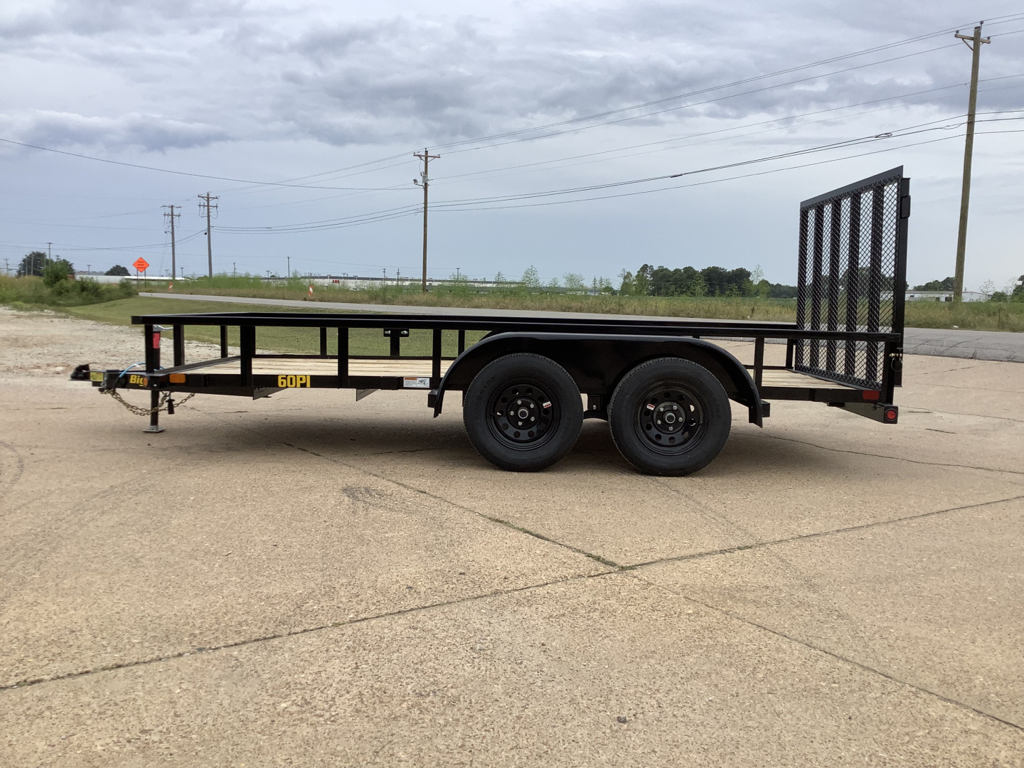 New 2026 Big Tex Trailers 60PI 76x14 (6K) Tandem Axle Pipe Top Utility Trailer