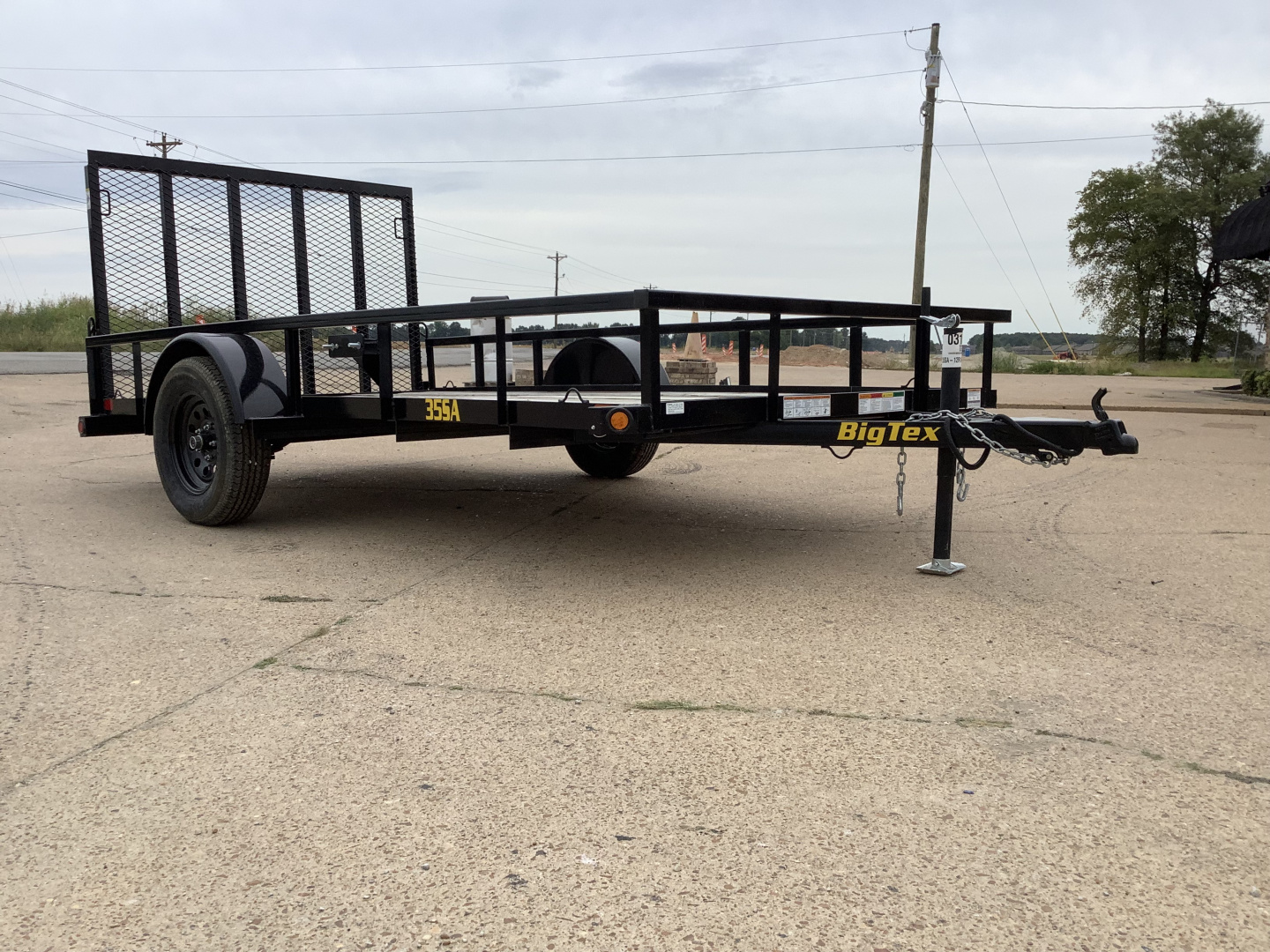 New 2026 Big Tex Trailers 35SA 77x12 (3K) Single Axle Utility Trailer