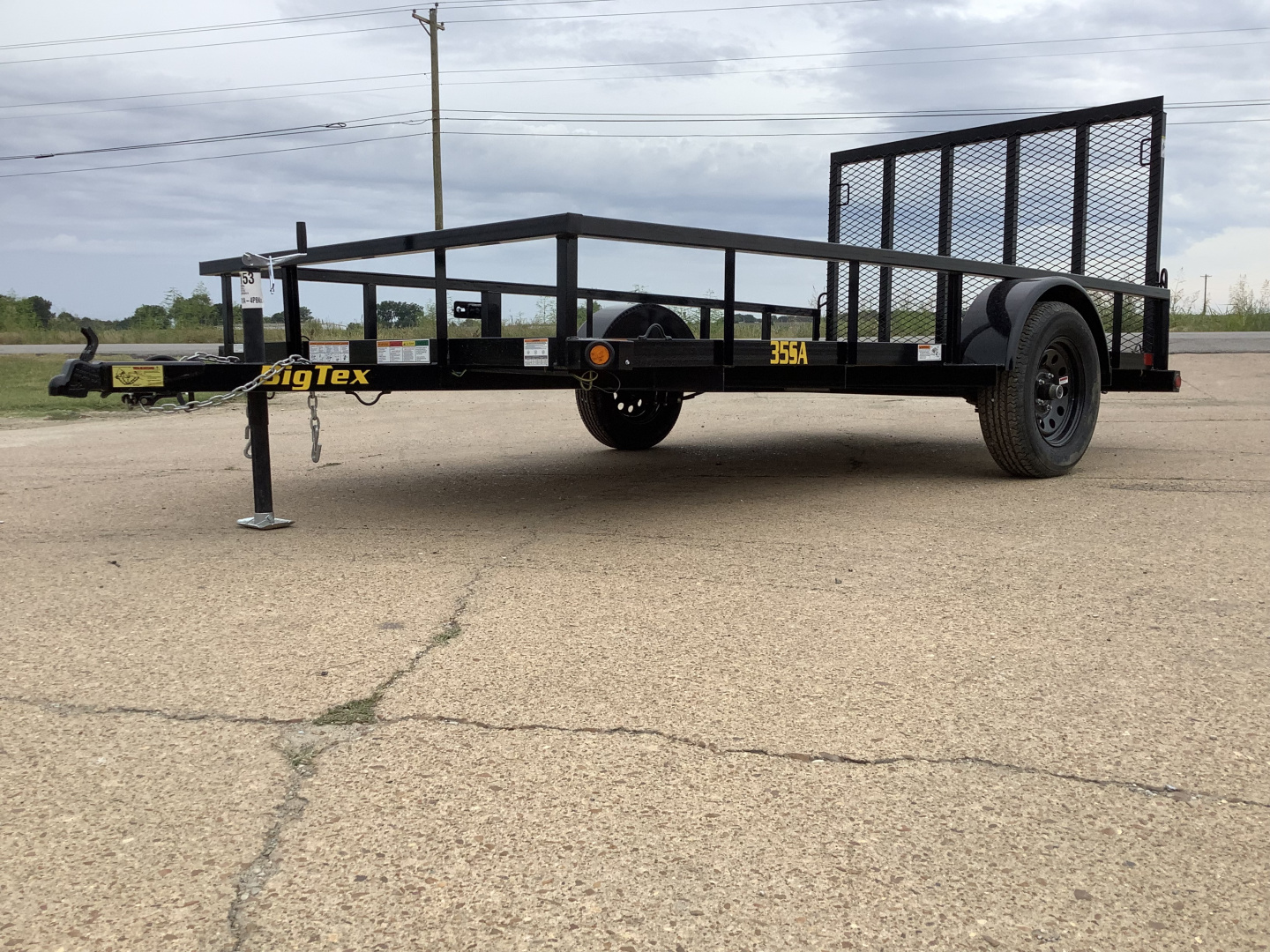 New 2026 Big Tex Trailers 35SA 77x12 (3K) Single Axle Utility Trailer