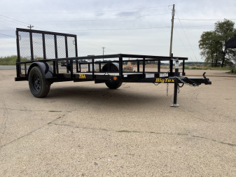 New 2026 Big Tex Trailers 35SA 77x12 (3K) Single Axle Utility Trailer