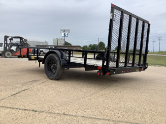 New 2026 Big Tex Trailers 35SA 77x12 (3K) Single Axle Utility Trailer