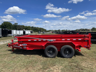 New 83"X14' PJ VOYAGER Low-Pro Dump Trailer w/ Tarp (DV)